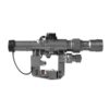 TPO Sniper SVD Dragunov First Focal Plane (FFP) Tactical Rifle Scope with Red Illuminated Rangefinding Reticle