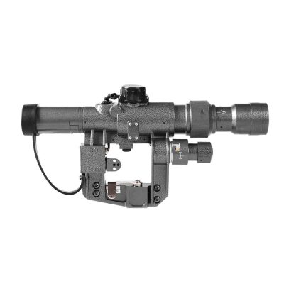 TPO Sniper SVD Dragunov First Focal Plane (FFP) Tactical Rifle Scope with Red Illuminated Rangefinding Reticle