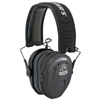 Walker's, Razor Compact, Electronic Earmuff, Black, (Women's and Youth)