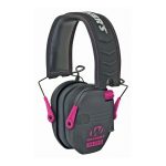 Walker's, Razor Slim, Electronic Earmuff, Black/Pink