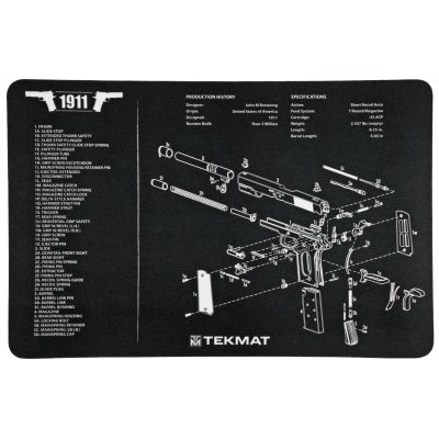 TekMat,1911 Mat, 11"x17"