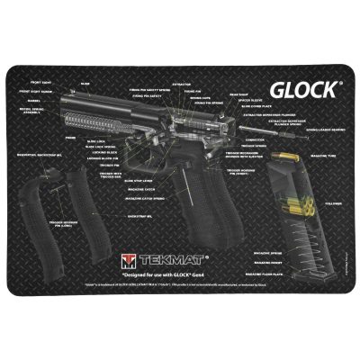TekMat, Glock Mat, 3D Cut Away, 11"x17"