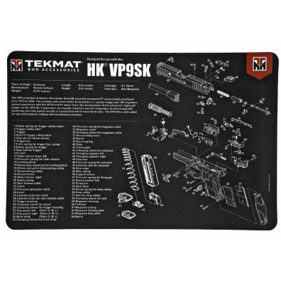 TekMat, Heckler & Koch VP9SK Mat, 11"x17"
