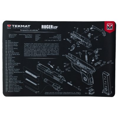 TekMat, RUGER LCP Mat, 11"x17"