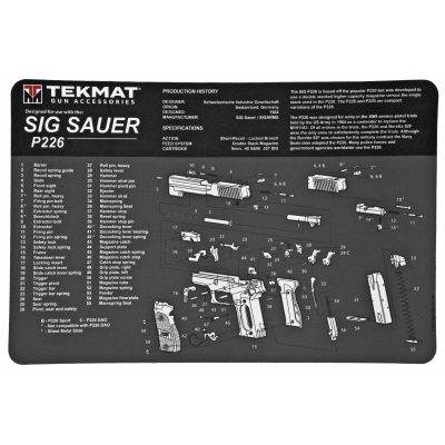 TekMat, Sig P226 Mat, 11"x17"