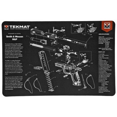 TekMat, Smith & Wesson M&P Mat, 11"x17"