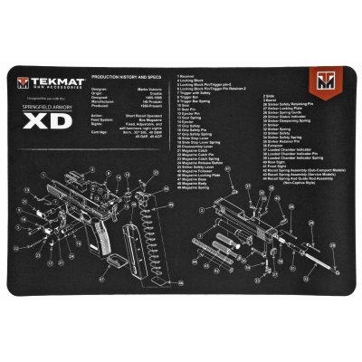 TekMat, Springfield XD Mat, 11"x17"