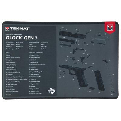 TekMat, Original Mat, For Glock Gen3, 11"x17"