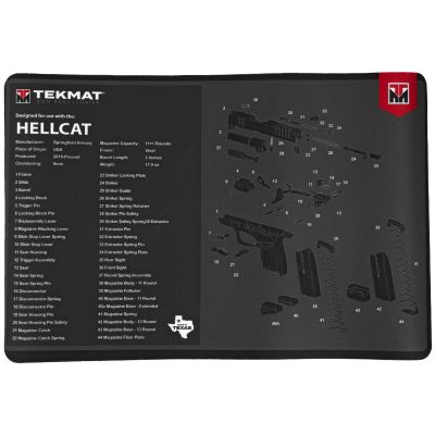 TekMat, Original Mat, Springfield Hellcat, 11"x17"