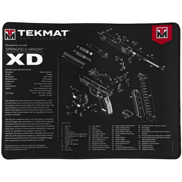 TekMat, Ultra Mat, Springfield XD 15"X20"