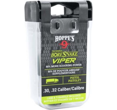 BoreSnake Viper, Bore Cleaner, For 30/32 Caliber Pistols, Storage Case with Handle