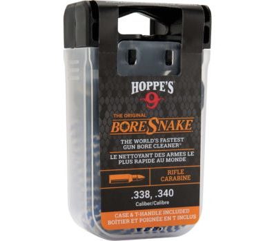 BoreSnake, Bore Cleaner, For .338 Caliber Rifles, Storage Case with Handle
