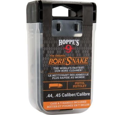 BoreSnake, Bore Cleaner, For 44/45 Caliber Pistols, Storage Case with Handle