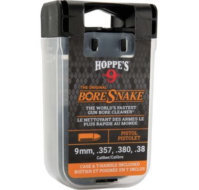 BoreSnake, Bore Cleaner, For 9MM/380 Caliber Pistols, Storage Case with Handle
