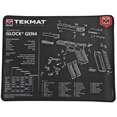 TekMat, Glock Gen4 Ultra-Premium Mat 15"X20"
