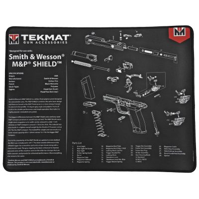 TekMat, Smith & Wesson M&P SHIELD Ultra-Premium Mat 15"X20"