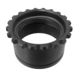 UTG® Standard AR-15 Steel Barrel Nut, Black Phosphate Finish