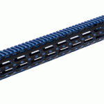 UTG PRO® M-LOK® AR-15 15" Super Slim Rail, Black & Blue 2-Tone
