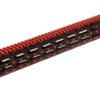 UTG PRO® M-LOK® AR-15 15″ Super Slim Rail, Black & Red 2-Tone