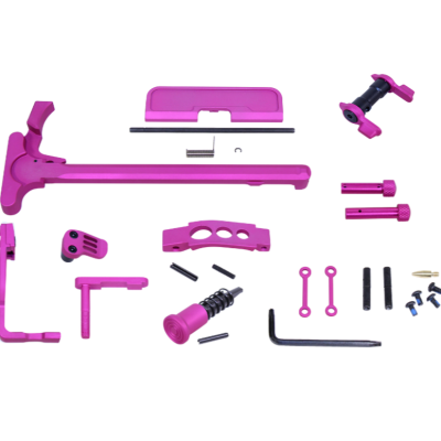 GunTEC: AR-15 ACCENT KIT (ANODIZED PINK)