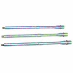 GunTEC - 16″ 5.56MM 1:7 TWIST M4 4150 BARREL (RAINBOW PVD COATED) (TIE DYE PATTERN)