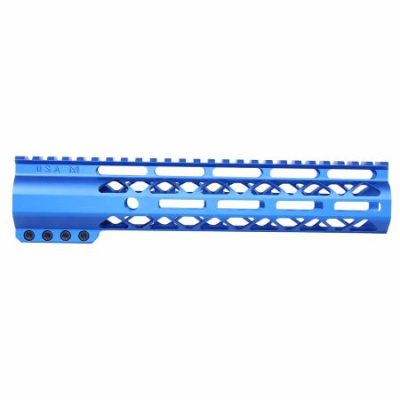 GunTEC - 10″ AIR-LOK SERIES M-LOK COMPRESSION FREE FLOATING HANDGUARD WITH MONOLITHIC TOP RAIL