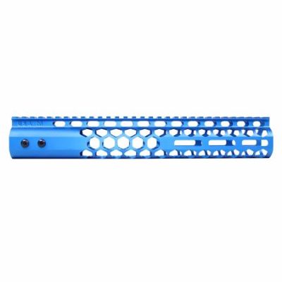 GunTEC - 12″ AIR LITE SERIES ‘HONEYCOMB’ M-LOK FREE FLOATING HANDGUARD WITH MONOLITHIC TOP RAIL
