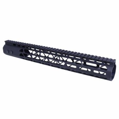 GunTEC - 15″ AIR LITE SERIES M-LOK SYSTEM FREE FLOATING HANDGUARD WITH MONOLITHIC TOP RAIL (.308 CAL)