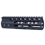 GunTEC - 7" Ultra-Lightweight Thin M-LOK Free Floating Handguard with Monolithic Top Rail