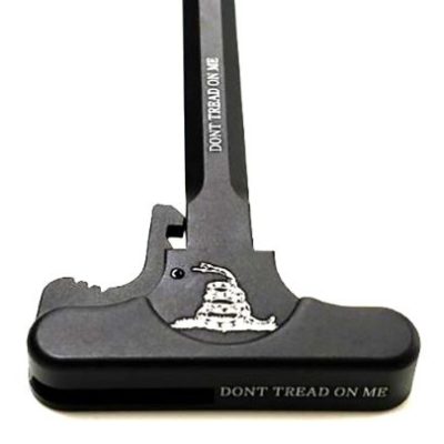 AR-15 Laser Engraved Charging Handle – DON'T TREAD ON ME