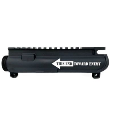 AR-15 UPPER RECEIVER ENGRAVED - THIS END TOWARD ENEMY
