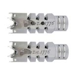 .223/5.56 1/2″X28 Shark Muzzle Brake Stainless Laser – 1776 FLAG 2