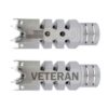 .223/5.56 1/2″X28 Shark Muzzle Brake Stainless Laser – FLAG VETERAN