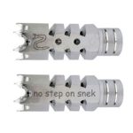 .223/5.56 1/2″X28 Shark Muzzle Brake Stainless Laser – NO STEP ON SNEK