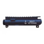 AR-15 UPPER RECEIVER ENGRAVED - ANCHOR NAVY VETERAN