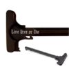 AR-15 Laser Engraved Charging Handle – LIVE FREE OR DIE