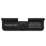 AR-15 Ejection Port Laser Engraved – PSALM 144:1