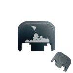 Glock Back Plate Laser Engraved - BATTLEFIELD OF THE BRAVE