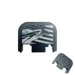 Glock Back Plate Laser Engraved - EAGLE FLAG