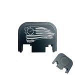 Glock Back Plate Laser Engraved - EST. 1776 WAVING FLAG