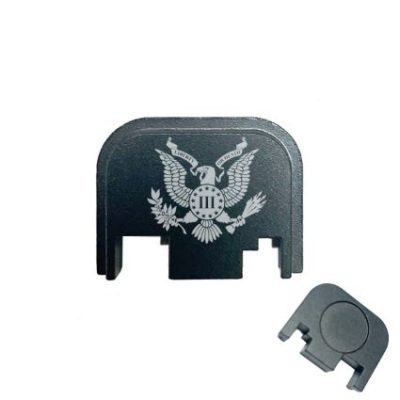 Glock Back Plate Laser Engraved - THREE PERCENTER EAGLE