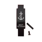 AR-15 Trigger Guard Laser Engraved - ANCHOR NAVY VETERAN 2