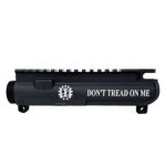 AR-15 UPPER RECEIVER ENGRAVED - THREE PERCENTER/DON'T TREAD ON ME