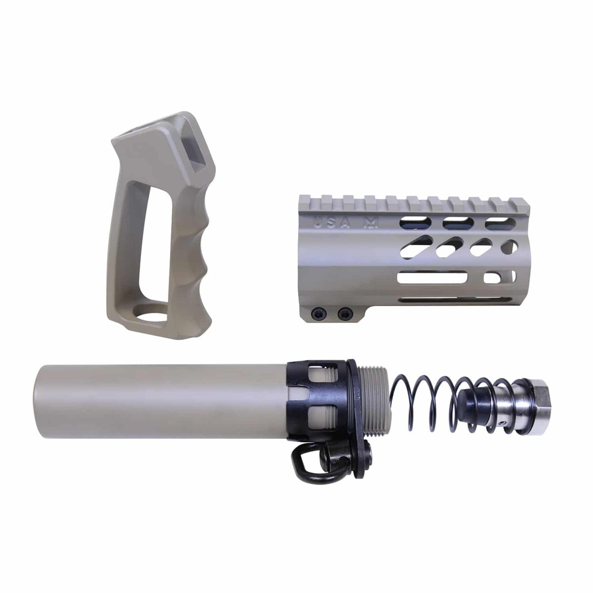 GunTEC AR15 Micro Pistol Furniture Set Rockfire Sports Inc