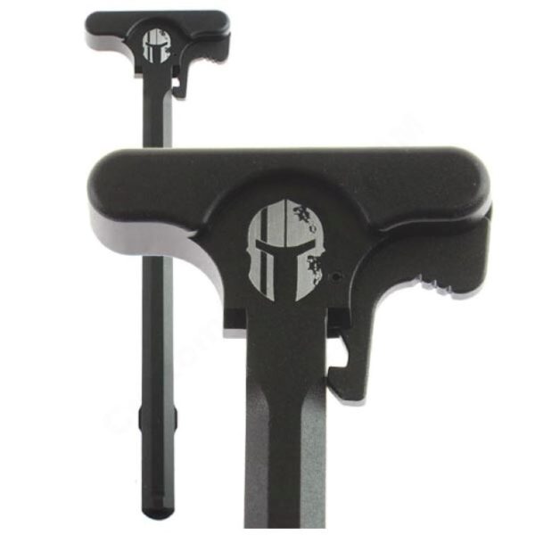 charging-handle-helmet-tattered