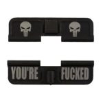 AR-15 Ejection Port Laser Engraved – PUNISHER YOU'RE FUCKED