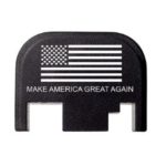 Glock Back Plate Laser Engraved - FLAG MAKE AMERICAN GREAT AGAIN