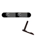 AR-15 Magazine Catch Laser Engraved - PUNISHER SKULL FLAG 1