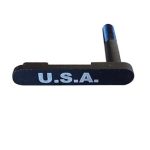 AR-15 Magazine Catch Laser Engraved - U.S.A.