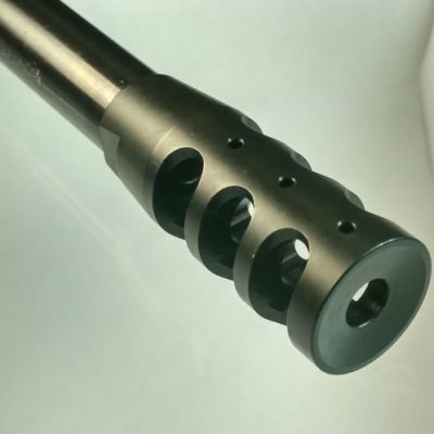 AR-15 Xtreme Precision 1/2-28 Black 3 Port Muzzle Device .223/5.56